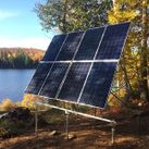 Lake side solar panel