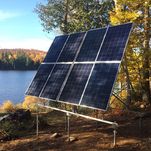 Lakeside solar panel